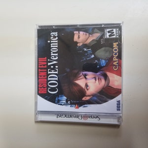 Resident Evil Code Veronica Dreamcast Reproduction Case