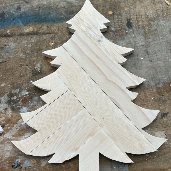 One Picket One Picket Tree Build Plans and Template, One Picket Christmas Tree ...