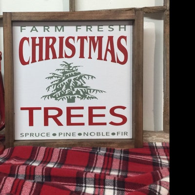 Vintage Rustic Christmas SVG File Cut Files Christmas Tree - Etsy