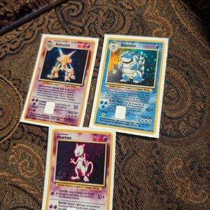 Rainbow Spot Holo Gen 1 Pokemon Card Cover | Laminated Vinyl