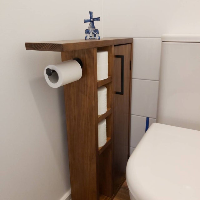 Rustic Wood Toilet Roll Paper Holder – HDM WOOD