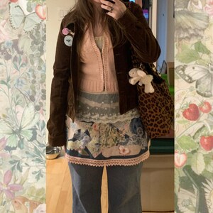 Bird Denim Romper main image 1