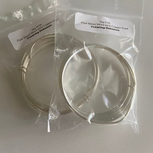 Fine Silver Wire with Copper Core - Half Hard - Tarnish Resistant - YO –  Creating Unkamen