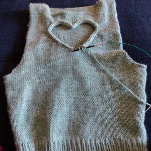 Heartless Top Knitting Pattern - Etsy