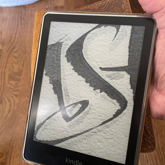 Kindle 6 (11ème Gén - 2022) Etui Cuir Origami - Noir
