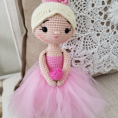 Ballerina Doll ecofriendly Handmade Crochet Ballerina Doll Girls ...