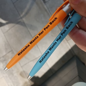 Custom Neon Soft Touch Harvey Pen