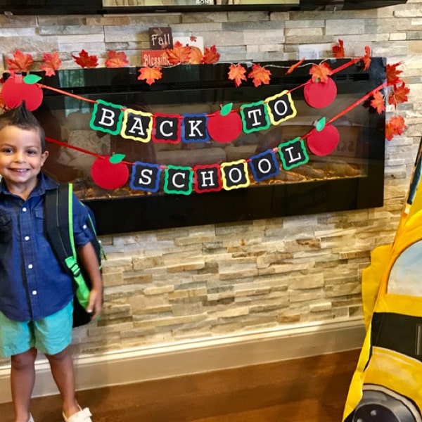 Back to School Banner, First Day of School, Teacher Banner, Classroom ...
