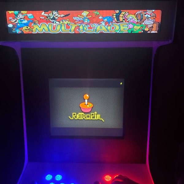 Mame Arcade Multicade Marquee for Reproduction Header/backlit Sign - Etsy
