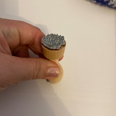 Mini Fox Rubber Stamp - 3/5 Inch Wooden Stamp For Crafts & Scrapbooking