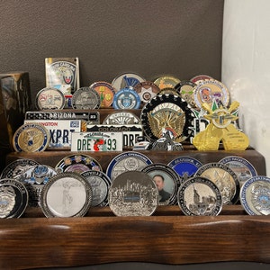 Challenge Coin Holder Display Military / Law Enforcement / Fire Fighter ...