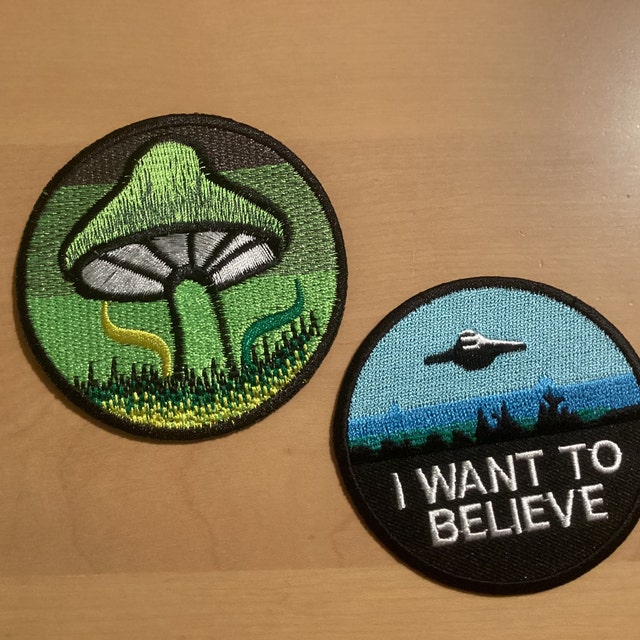 Toppa Termoadesiva 'I Want To Believe' UFO - Per Giacche E Zaini - Foto 3