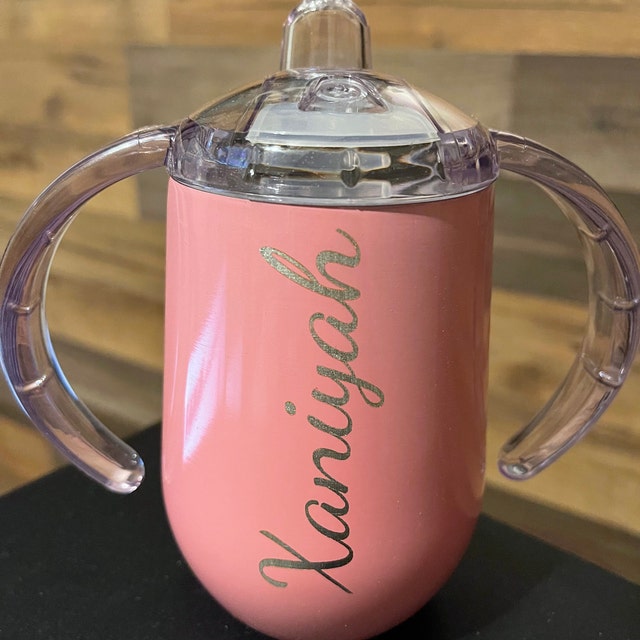 Personalized Sippy Cup, Stainless Steel Toddler Cup, Birthday Gift, Ki –  Just A Little Gift