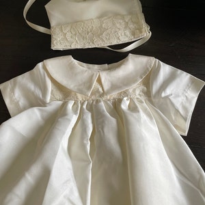 Handmade Christening linen set