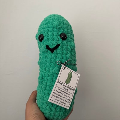 PRINTABLE Emotional Support Pickle Tags Digital PDF Market - Etsy