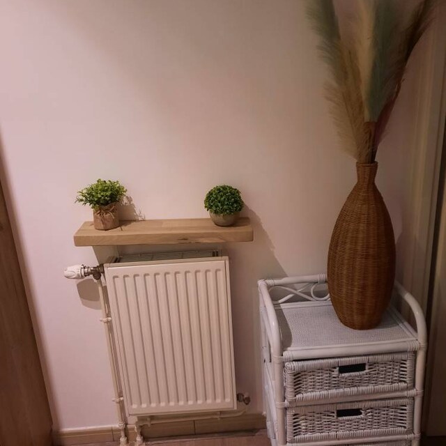 Produktbild von Heizkörperabdeckung Aus Holz, Heizungsschrank, Regal, Moderner Heimdekorationsschrank, Brauner Schrank Für Wohnzimmer, Schlafzimmer, Flur Mit