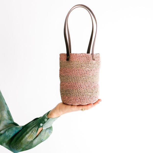 Crochet Top-Handle Bag