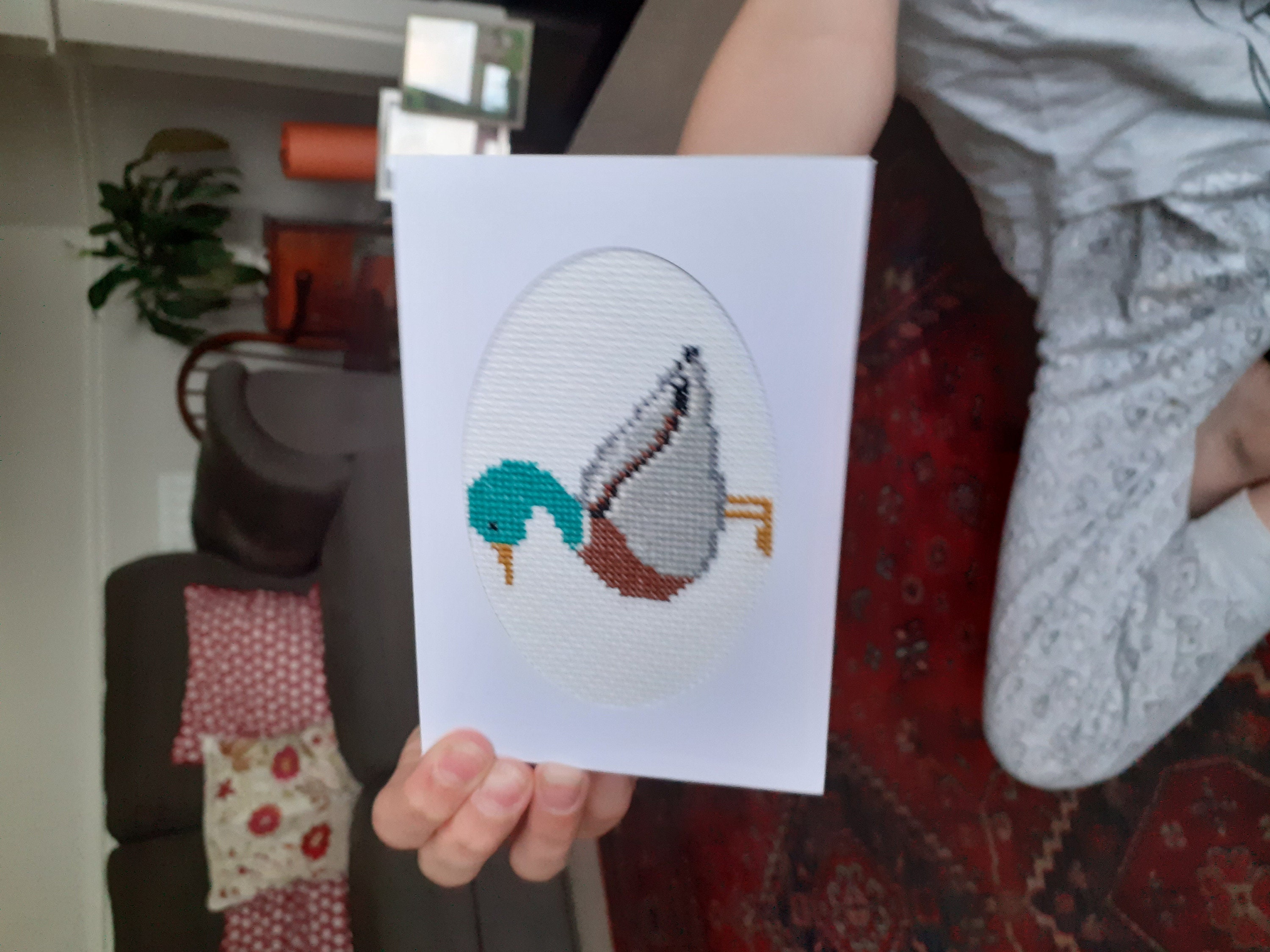 Mallard Drake Duck Cross Stitch Pattern | Digital Download
