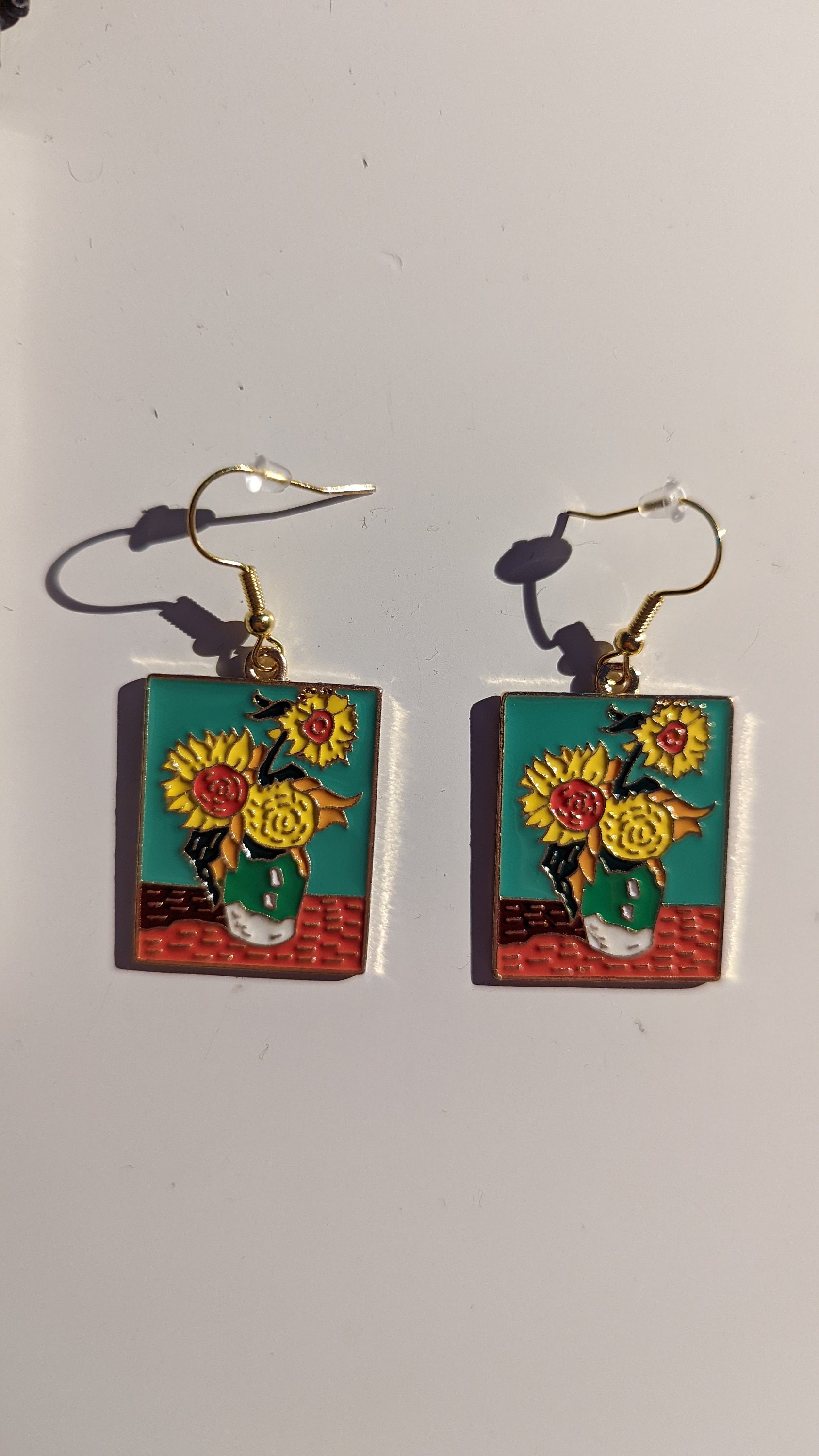 ❤️Buy 2 FREE SHIPPING❤️Enamel Famous Paintings Earrings | Novelty Earrings | Unique Earrings | Fun Earrings | Quirky Earrings | Art Earrings