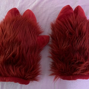 Furry Custom Plush Fursuit Hand Paws Deer Dino & Protogen 