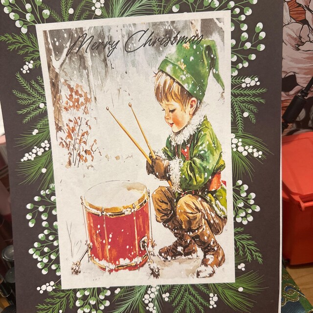 Vintage Christmas Little Drummer Boy Digital Download Printable - Etsy