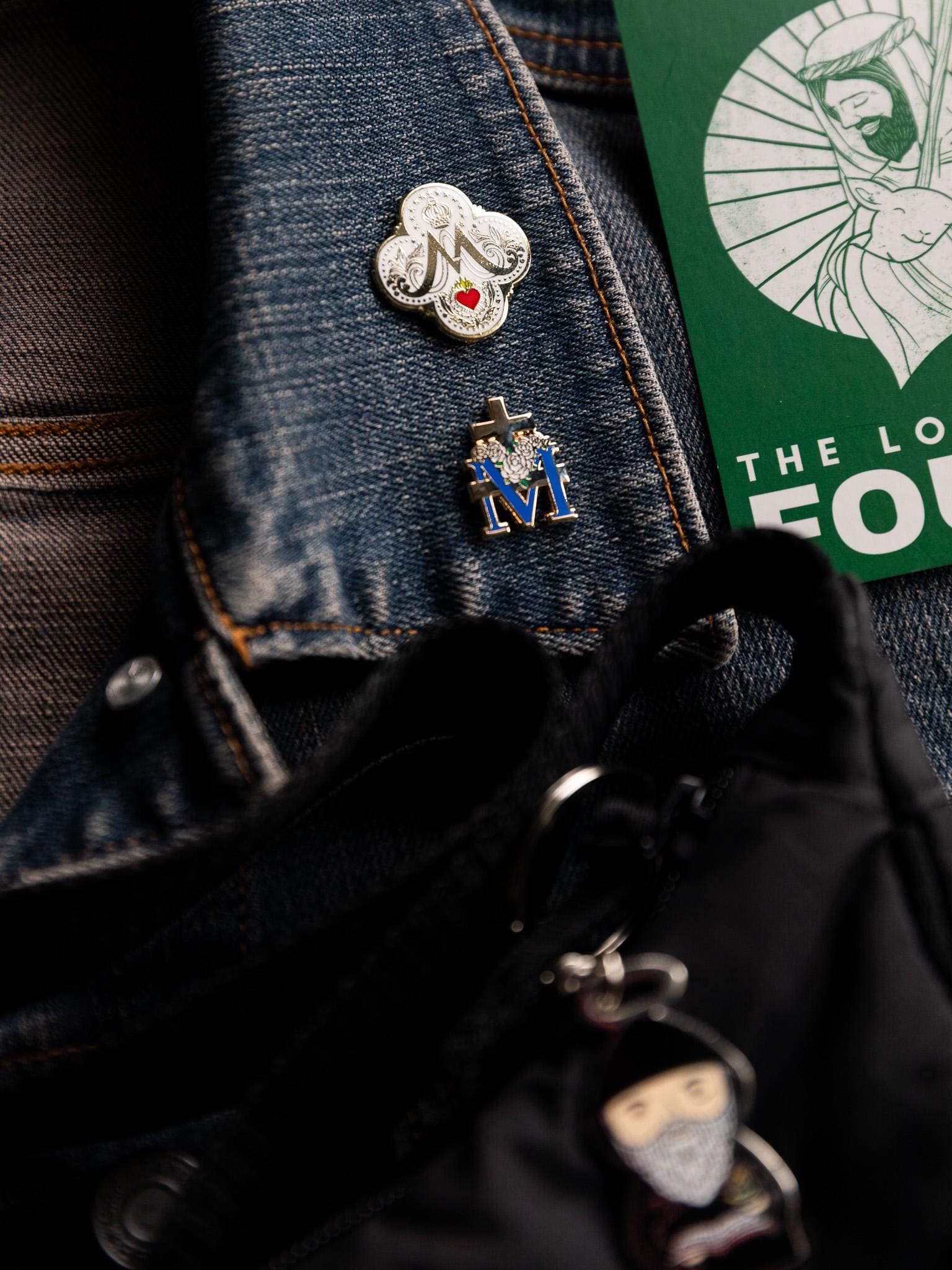 Marian Cross Pin