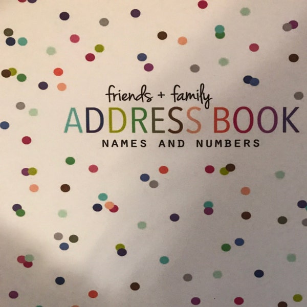 PRINTABLE Alphabet Divider Tabs for Address Book or Planner PDF