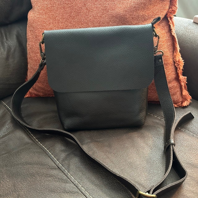 Etsy leather crossbody bag hotsell