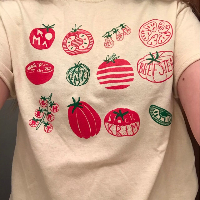 かわいいトマト【RONRON】SLICED TOMATOクロップドTシャツ Amazon.com: Tomatoes Gonna Tomate Funny Tomato Gardener T