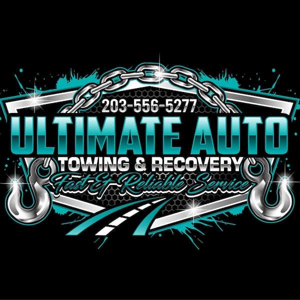 Tow Trucking Logo Design, Pickup Truck Logo, Flatbed Truck Logo, Towing ...