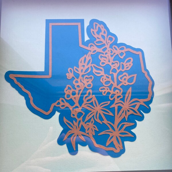 Texas Bluebonnet State Flower | Ornament | Sign | SVG Laser Cut File ...