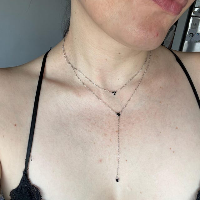 【AMERI×YAAcc】人気完売 MANYWAY LONG NECKLACE DIAMOND INFINITY Y NECKLACE – SHAY JEWELRY