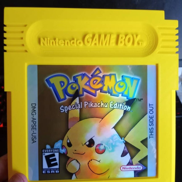 Giant Pokemon Gameboy Cartridge Decoration Original Series 