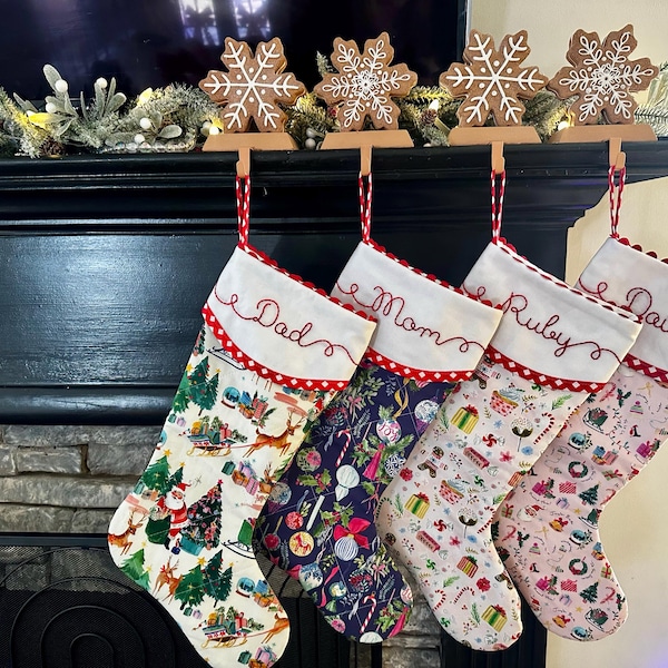 PREORDER CHRISTMAS 2025 Baby Girl Christmas Stocking in Pink Perfect for Baby