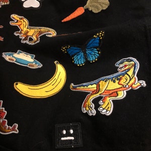 Srsly // Small DIY Serious Face Patch Embroidered Iron Sew on Applique ...