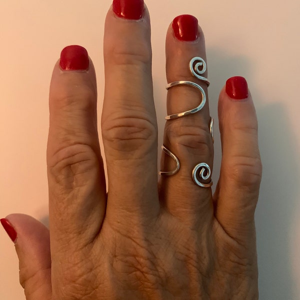 EDS Finger Splint Sterling Silver 925 for Both Joints Adjustable - Etsy