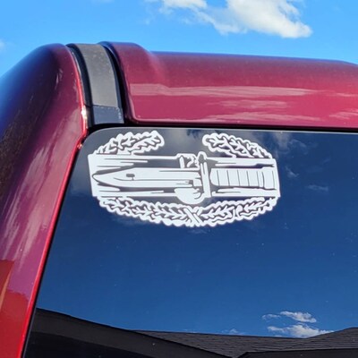 Combat Action Badge Vinyl Decal © 2013 Laced up Decals Sku:combat ...