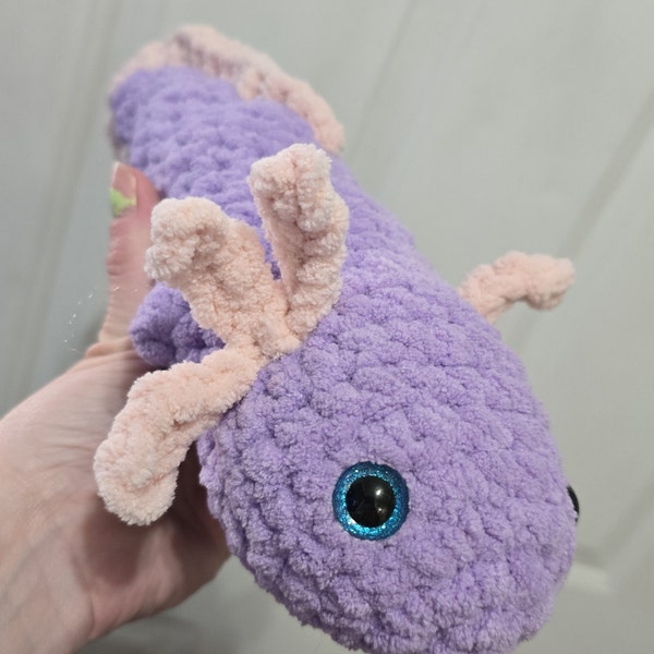 Axolotl Plush No Sew Crochet Pattern Do It Yourself Christmas Gift Baby ...
