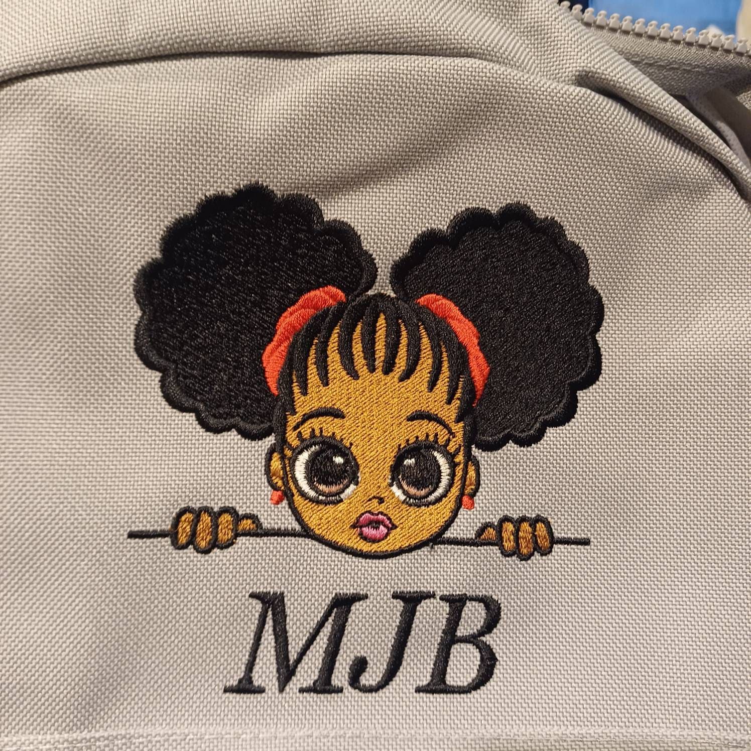 Embroidered Personalised Toddler Backpack Girls mini nursery bag, embroidered Custom backpack, girls school bag, birthday gift.Fast Delivery