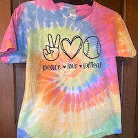 minty rainbow tie dye