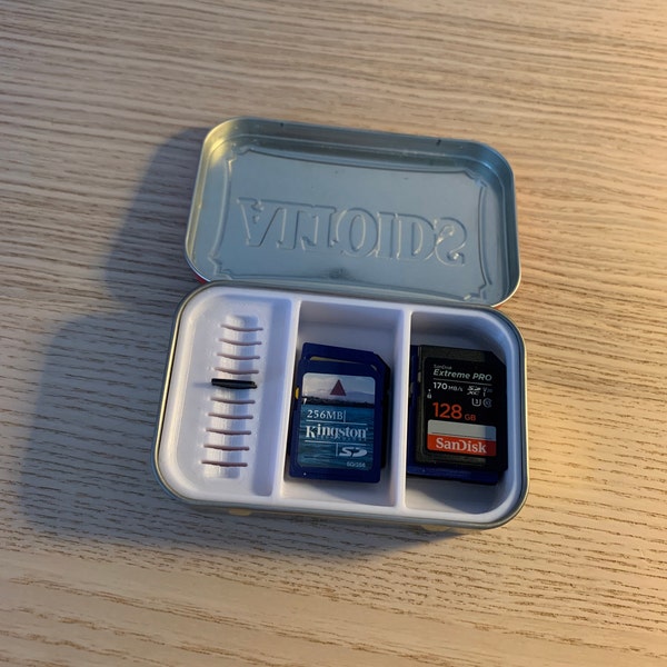 Seven Stars Altoids Tin Insert Organizer Bugout 3D Printed – Micro SD ...