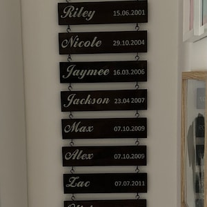 Personalized Wooden Sign,custom Wooden Name Signs,family Name/date Sign ...