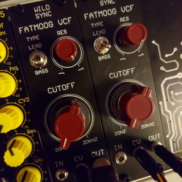 Wildsync FATMOOG VCF - Analog Eurorack 24db Ladder Filter Module
