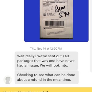 Amy hat ein Foto des gekauften Artikels hinzugefügt