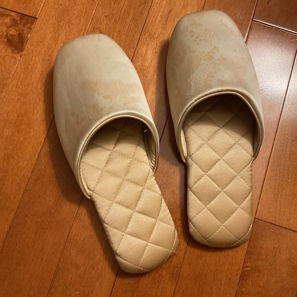 getting ready slippers