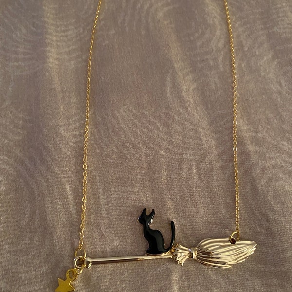 BLACK CAT NECKLACE