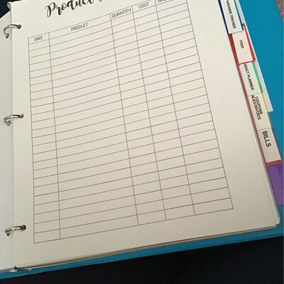 Business Planner Small Business Binder Business Organizer Direct Sales ...