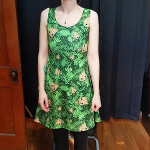 Videogame Dress Heartless Dress Cosplay Dress Kingdom Hearts Dress Oddity Apparel Kingdom Hearts Crest Dress
