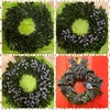 Wreath Boxwood Square 18