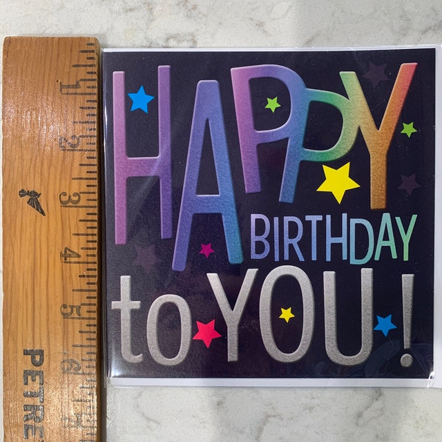 Happy Birthday to You Card: Modern Design, Gender Neutral - Add a